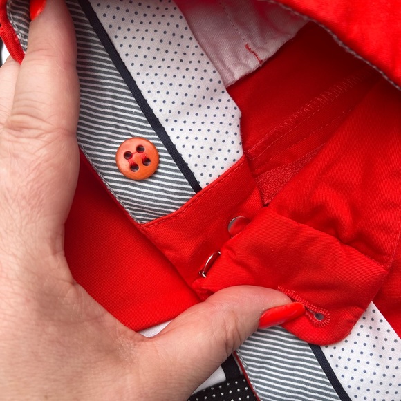 NWOT TALBOTS RED CHINO SKIMMER PANT - Picture 6 of 11